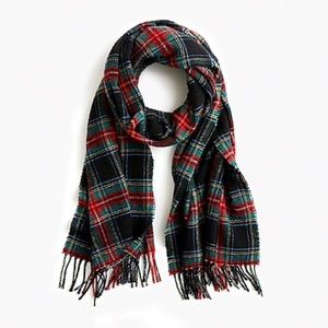 J. Crew Accessories - J. Crew Women’s Tartan Scarf in Black Multi NWT J. Crew Accessories - J. Crew Women’s Tartan Scarf in Black Multi NWT
